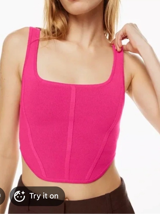 Babaton Tops - Babaton Sculpt Knit Bustier Size Medium